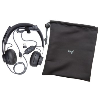 Headset Logitech Zone MS Wired (981-000870)