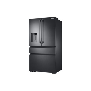 SAMSUNG REFRIGERATOR RF23 FOUR-DOOR WARDROBE, 625L, F, 444KWH, TWIN PLUS & METAL COOLING, FLEXZONE TECHNOLOGY, NO FROST, ICE & WATER DOOR, WIFI, HxWxD 1.78x0.91x0.78, BLACK CAVIAR