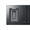 SAMSUNG REFRIGERATOR RF23 FOUR-DOOR WARDROBE, 625L, F, 444KWH, TWIN PLUS & METAL COOLING, FLEXZONE TECHNOLOGY, NO FROST, ICE & WATER DOOR, WIFI, HxWxD 1.78x0.91x0.78, BLACK CAVIAR