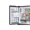 SAMSUNG REFRIGERATOR RF23 FOUR-DOOR WARDROBE, 625L, F, 444KWH, TWIN PLUS & METAL COOLING, FLEXZONE TECHNOLOGY, NO FROST, ICE & WATER DOOR, WIFI, HxWxD 1.78x0.91x0.78, BLACK CAVIAR