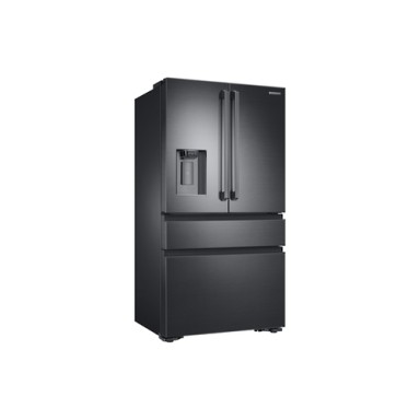 SAMSUNG REFRIGERATOR RF23 FOUR-DOOR WARDROBE, 625L, F, 444KWH, TWIN PLUS & METAL COOLING, FLEXZONE TECHNOLOGY, NO FROST, ICE & WATER DOOR, WIFI, HxWxD 1.78x0.91x0.78, BLACK CAVIAR