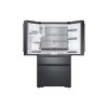 SAMSUNG REFRIGERATOR RF23 FOUR-DOOR WARDROBE, 625L, F, 444KWH, TWIN PLUS & METAL COOLING, FLEXZONE TECHNOLOGY, NO FROST, ICE & WATER DOOR, WIFI, HxWxD 1.78x0.91x0.78, BLACK CAVIAR