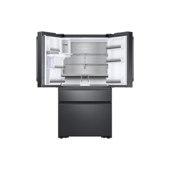 SAMSUNG REFRIGERATOR RF23 FOUR-DOOR WARDROBE, 625L, F, 444KWH, TWIN PLUS & METAL COOLING, FLEXZONE TECHNOLOGY, NO FROST, ICE & WATER DOOR, WIFI, HxWxD 1.78x0.91x0.78, BLACK CAVIAR