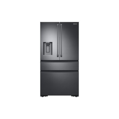 SAMSUNG REFRIGERATOR RF23 FOUR-DOOR WARDROBE, 625L, F, 444KWH, TWIN PLUS & METAL COOLING, FLEXZONE TECHNOLOGY, NO FROST, ICE & WATER DOOR, WIFI, HxWxD 1.78x0.91x0.78, BLACK CAVIAR