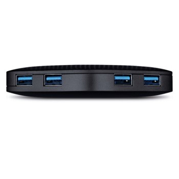 TP-Link UH400 interface hub USB 3.2 Gen 1 (3.1 Gen 1) Type-A 5000 Mbit/s Black
