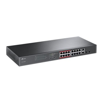 TP-LINK 8-Port Gigabit Rackmount Switch with 16-Port PoE+ - TL-SL1218MP TP-LINK 8-Port Gigabit Rackmount Switch with 16-Port PoE+ - TL-SL1218MP