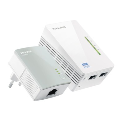 TP-Link TL-WPA4220 KIT PowerLine network adapter 300 Mbit/s Ethernet LAN Wi-Fi White 1 pc(s) TP-Link TL-WPA4220 KIT PowerLine network adapter 300 Mbit/s Ethernet LAN Wi-Fi White 1 pc(s)