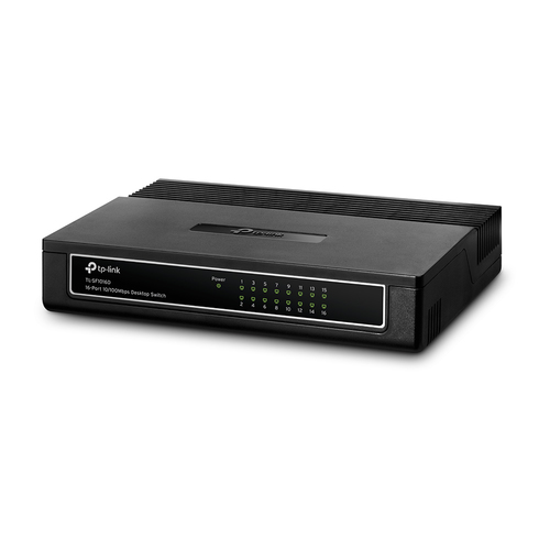 TP-Link TL-SF1016D network switch Fast Ethernet (10/100) Black TP-Link TL-SF1016D network switch Fast Ethernet (10/100) Black