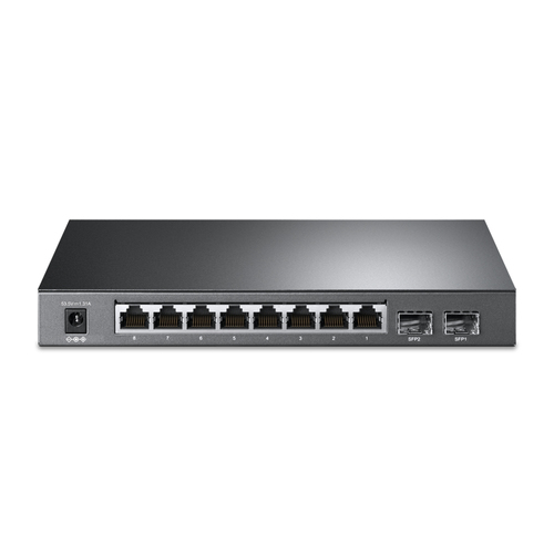 TP-Link JetStream 10-Port Gigabit Smart Switch with 8-Port PoE+ TP-Link JetStream 10-Port Gigabit Smart Switch with 8-Port PoE+