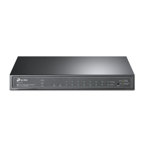 TP-Link JetStream 10-Port Gigabit Smart Switch with 8-Port PoE+ TP-Link JetStream 10-Port Gigabit Smart Switch with 8-Port PoE+