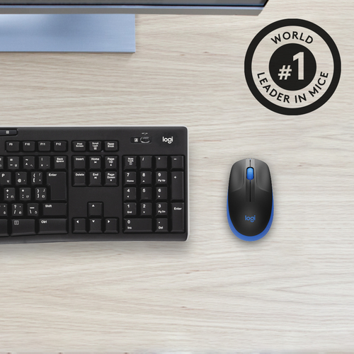 LOGITECH MOUSE WIRELESS M190 BLUE (910-005907) LOGITECH MOUSE WIRELESS M190 BLUE (910-005907)