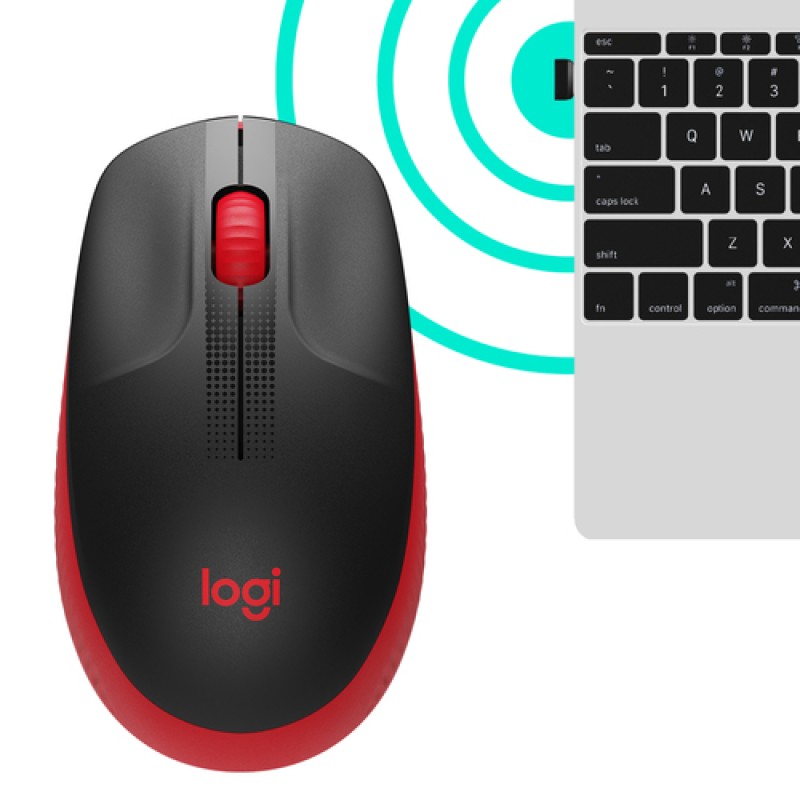 LOGITECH MOUSE WIRELESS M190 RED (910-005908) LOGITECH MOUSE WIRELESS M190 RED (910-005908)