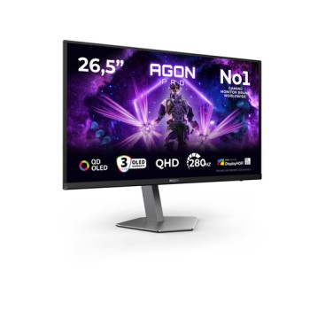 AOC AGON PRO AG276QZD2 computer monitor 67.3 cm (26.5\") 2560 x 1440 pixels Quad HD QD-OLED Black, Grey