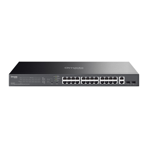 TP-Link ES228GP network switch Managed L2 Gigabit Ethernet (10/100/1000) Power over Ethernet (PoE) Black TP-Link ES228GP network switch Managed L2 Gigabit Ethernet (10/100/1000) Power over Ethernet (PoE) Black