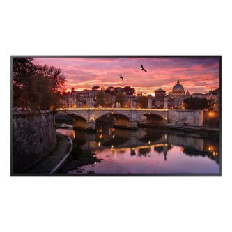 Samsung QB43R Digital signage flat panel 109.2 cm (43\") LED Wi-Fi 350 cd/m² 4K Ultra HD Black Built-in processor Tizen 4.0 16/7