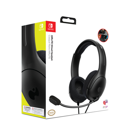 PDP - Wired Gaming Headset for Nintendo Switch Grey LvL40 PDP - Wired Gaming Headset for Nintendo Switch Grey LvL40