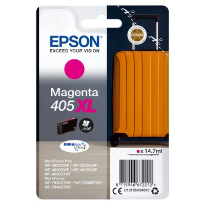Epson 405XL DURABrite Ultra Ink ink cartridge 1 pc(s) Original High (XL) Yield Magenta Epson 405XL DURABrite Ultra Ink ink cartridge 1 pc(s) Original High (XL) Yield Magenta
