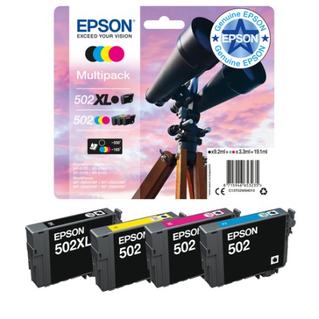Epson Singlepack Black 502 Ink