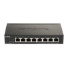 DLINK SWITCH 8PORT PoE GIGABIT LAN PORTS, PoE BUDGET 64W, EASY SMART MANAGED L2, VLAN, AUTO MDI/MDIX, METAL CASE, FANLESS, DESKTOP, 5YW