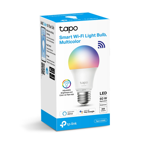 TP-Link Tapo L530E Smart bulb Wi-Fi 8.7 W TP-Link Tapo L530E Smart bulb Wi-Fi 8.7 W