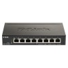 DLINK SWITCH 8PORT PoE GIGABIT LAN PORTS, PoE BUDGET 64W, EASY SMART MANAGED L2, VLAN, AUTO MDI/MDIX, METAL CASE, FANLESS, DESKTOP, 5YW