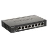 DLINK SWITCH 8PORT PoE GIGABIT LAN PORTS, PoE BUDGET 64W, EASY SMART MANAGED L2, VLAN, AUTO MDI/MDIX, METAL CASE, FANLESS, DESKTOP, 5YW