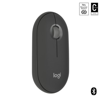 LOGITECH Mouse M350s PEBBLE 2  BLUETOOTH/SILENT BLACK (910-007015)