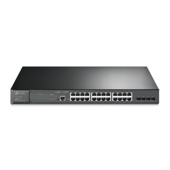 TP-Link JetStream 28-Port Gigabit L2 Managed Switch with 24-Port PoE+ TP-Link JetStream 28-Port Gigabit L2 Managed Switch with 24-Port PoE+