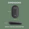 LOGITECH Mouse M350s PEBBLE 2 BLUETOOTH/SILENT BLACK (910-007015) LOGITECH Mouse M350s PEBBLE 2 BLUETOOTH/SILENT BLACK (910-007015)