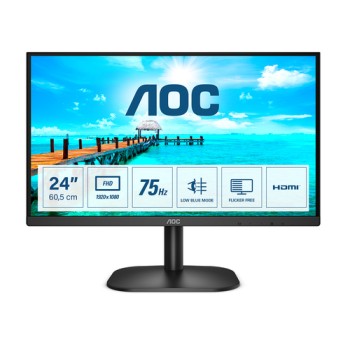 AOC MONITOR 23.8"   FULL HD VGA/HDMI (24B2XHM2)