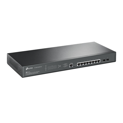 TP-Link JetStream 8-Port 2.5GBASE-T and 2-Port 10GE SFP+ L2+ Managed Switch with 8-Port PoE+ TP-Link JetStream 8-Port 2.5GBASE-T and 2-Port 10GE SFP+ L2+ Managed Switch with 8-Port PoE+