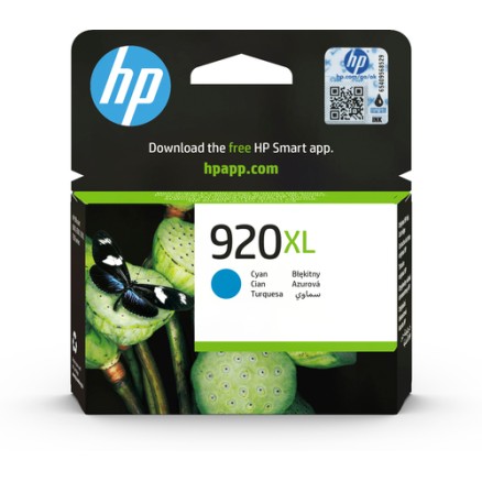 HP 920XL High Yield Cyan Original Ink Cartridge HP 920XL High Yield Cyan Original Ink Cartridge