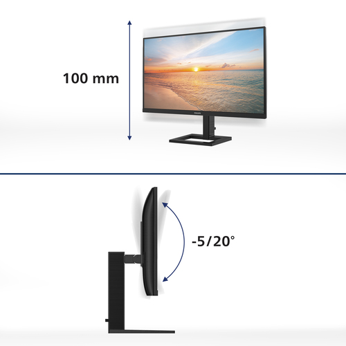 Philips 1000 series 27E1N1800AE/00 computer monitor 68.6 cm (27\") 3840 x 2160 pixels 4K Ultra HD LED Black Philips 1000 series 27E1N1800AE/00 computer monitor 68.6 cm (27\") 3840 x 2160 pixels 4K Ultra HD LED Black