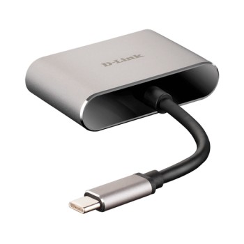 D-Link DUB-V210 USB graphics adapter 3840 x 2160 pixels Grey