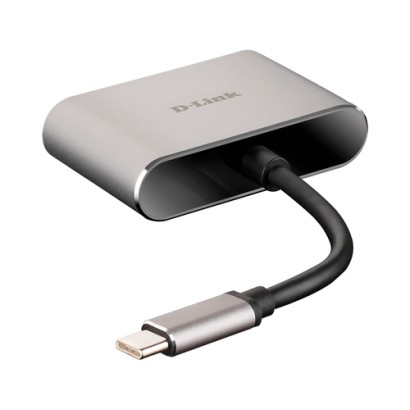 D-Link DUB-V210 USB graphics adapter 3840 x 2160 pixels Grey
