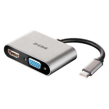 D-Link DUB-V210 USB graphics adapter 3840 x 2160 pixels Grey