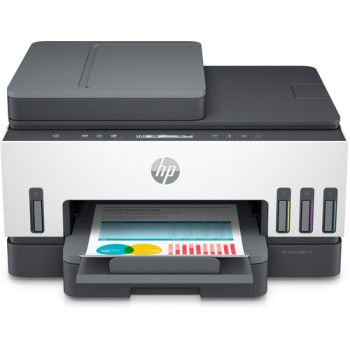HP PRINTER ALL IN ONE INKJET COLOR SMART TANK BUSINESS 750 A4, PRINT, SCAN, COPY, 23PPM (B), 22PPM (C), 4800x1200 DPI, DC:5K, DUPLEX, ADF, 250P TRAY, USB, BT, WIFI, LAN, 1YW, GET 3YW EXT. FREE, OFFER UNTIL 31/07/2026
