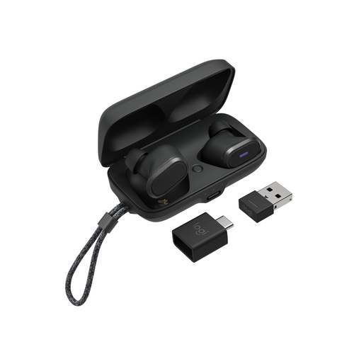 Headset Logitech Zone True Wireless Kopfh?rer mit Mikrofon aktive Rauschunterdr?ckung - 985-001082
