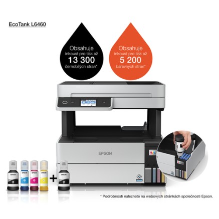 Epson EcoTank L6460 Inkjet A4 4800 x 1200 DPI 37 ppm Wi-Fi