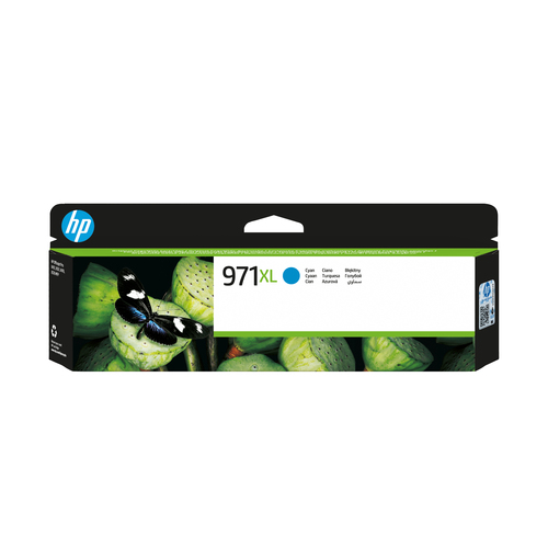 HP 971XL High Yield Cyan Original Ink Cartridge HP 971XL High Yield Cyan Original Ink Cartridge
