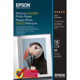 EPSON PAPER GLOSSY A4 255GR 15SH S042155