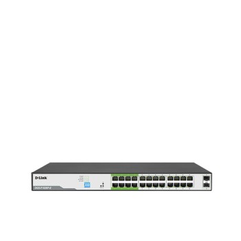 D-Link DGS-F1026P-E network switch Unmanaged L2 Gigabit Ethernet (10/100/1000) Power over Ethernet (PoE) Grey