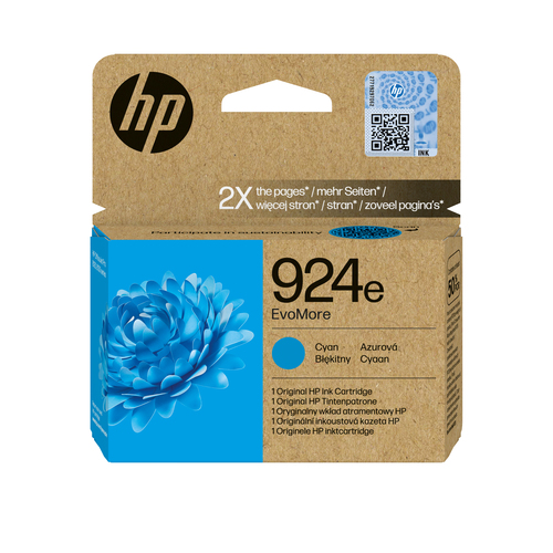 HP 924e EvoMore Cyan Original Ink Cartridge HP 924e EvoMore Cyan Original Ink Cartridge