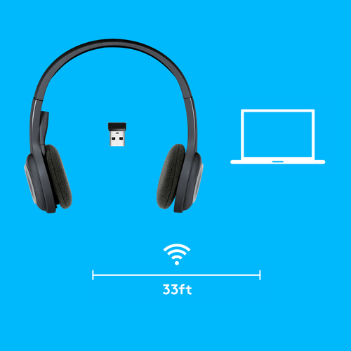 LOGITECH WIRELESS HEADSET H600 ( 981-000342)