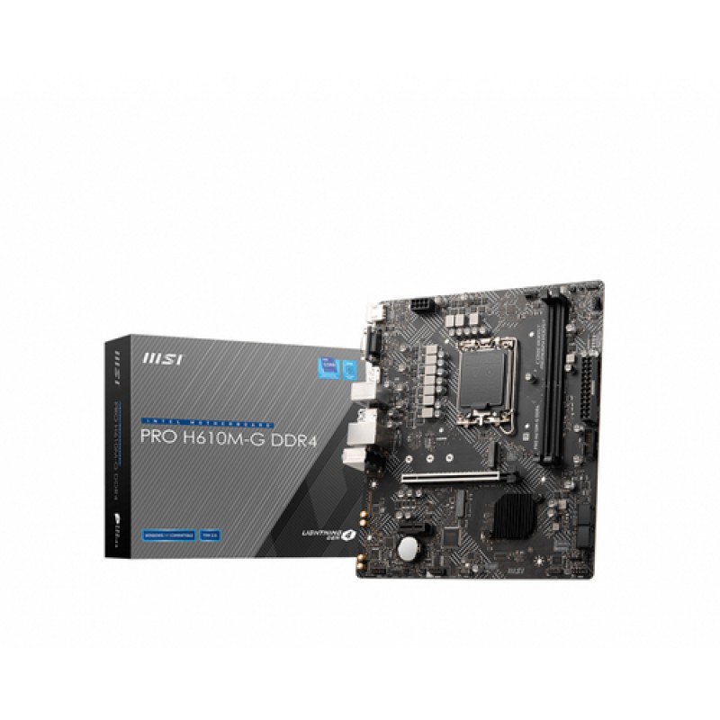 MSI PRO H610M-G DDR4 motherboard Intel H610 LGA 1700 micro ATX MSI PRO H610M-G DDR4 motherboard Intel H610 LGA 1700 micro ATX