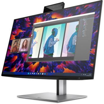 HP MONITOR 23.8'', Z24m G3 CONFERENCING BUSINESS, IPS LED, QHD 2560 X 1440, 5MS, 400 NITS, SPEAKERS, CAMERA 5MP, HEIGHT ADJUSTABLE, PIVOT, SWIVEL, TILT, HDMI, DISPLAY PORT, USB-C, LAN, 3YW, BLACK