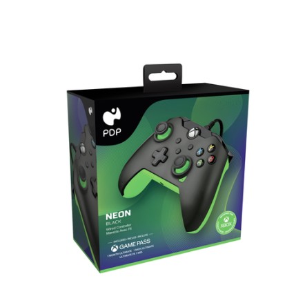 PDP - Wired Controller for Xbox Series X/S and PC Green/Black PDP - Wired Controller for Xbox Series X/S and PC Green/Black