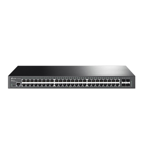 TP-Link JetStream 48-Port Gigabit L2+ Managed Switch with 4 10GE SFP+ Slots TP-Link JetStream 48-Port Gigabit L2+ Managed Switch with 4 10GE SFP+ Slots