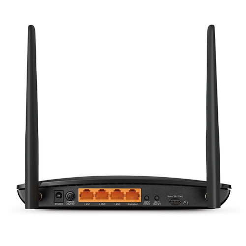 TP-Link Archer MR500 wireless router Gigabit Ethernet Dual-band (2.4 GHz / 5 GHz) 4G Black TP-Link Archer MR500 wireless router Gigabit Ethernet Dual-band (2.4 GHz / 5 GHz) 4G Black