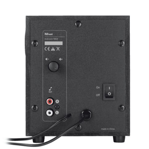 Trust Raina 2.1 speaker set 10 W PC Black 2.1 channels 2-way
